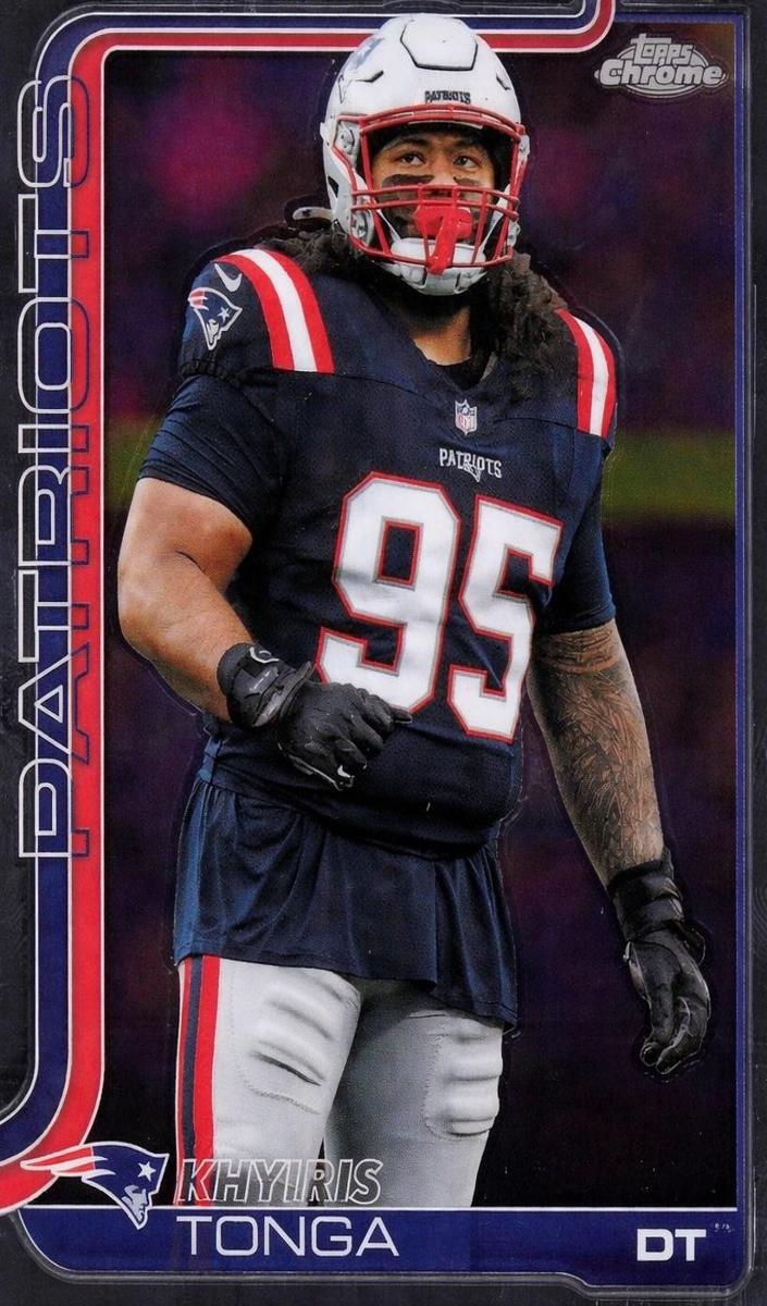 Khyiris Tonga 2025 Topps Chrome Football card