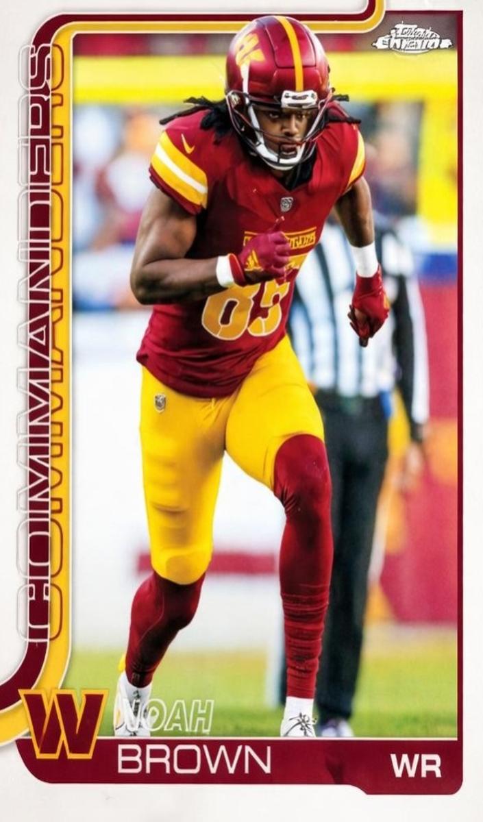 Noah Brown 2025 Topps Chrome Football card