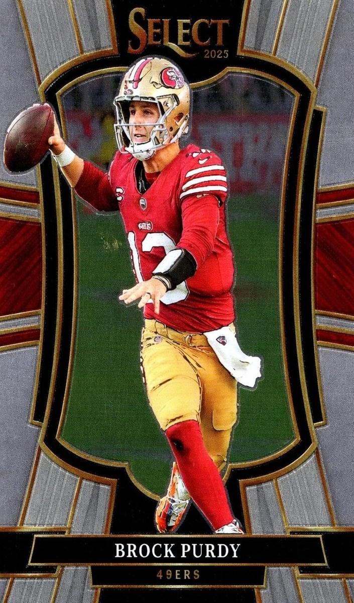 Brock Purdy 2025 Select Football card