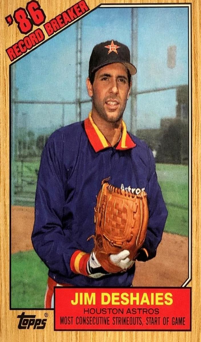 1987 Topps Jim Deshaies #2 card