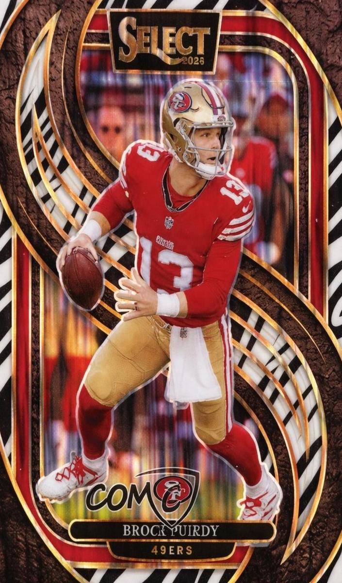 2024 Panini Select ZEBRA SHOCK #124 Brock front