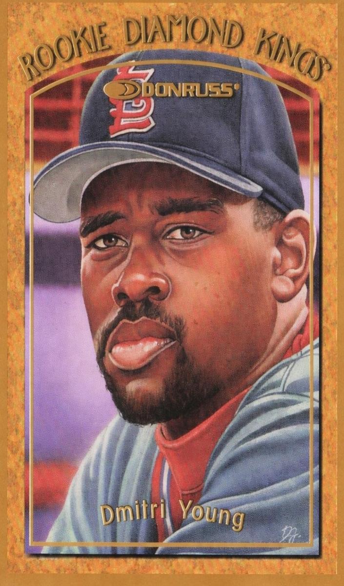 Dmitri Young 1997 Donruss Rookie Diamond Kings Baseball