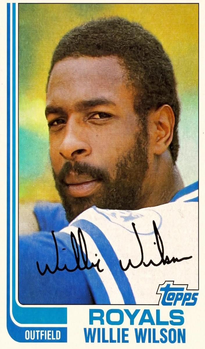 1982 Topps Willie Wilson #230 card