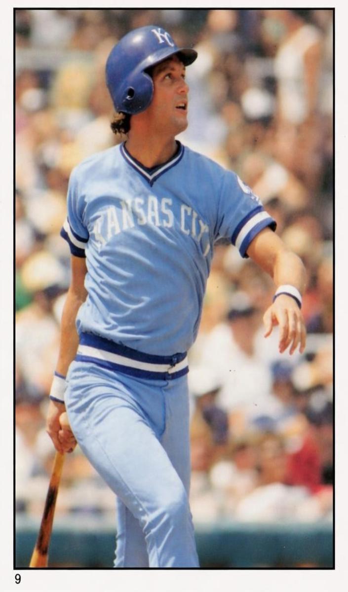 1981 Topps Stickers George Brett #9 card