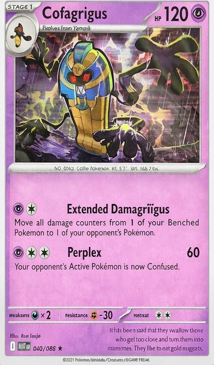 Cofagrigus 2025 Pokemon Scarlet & Violet White Flare
