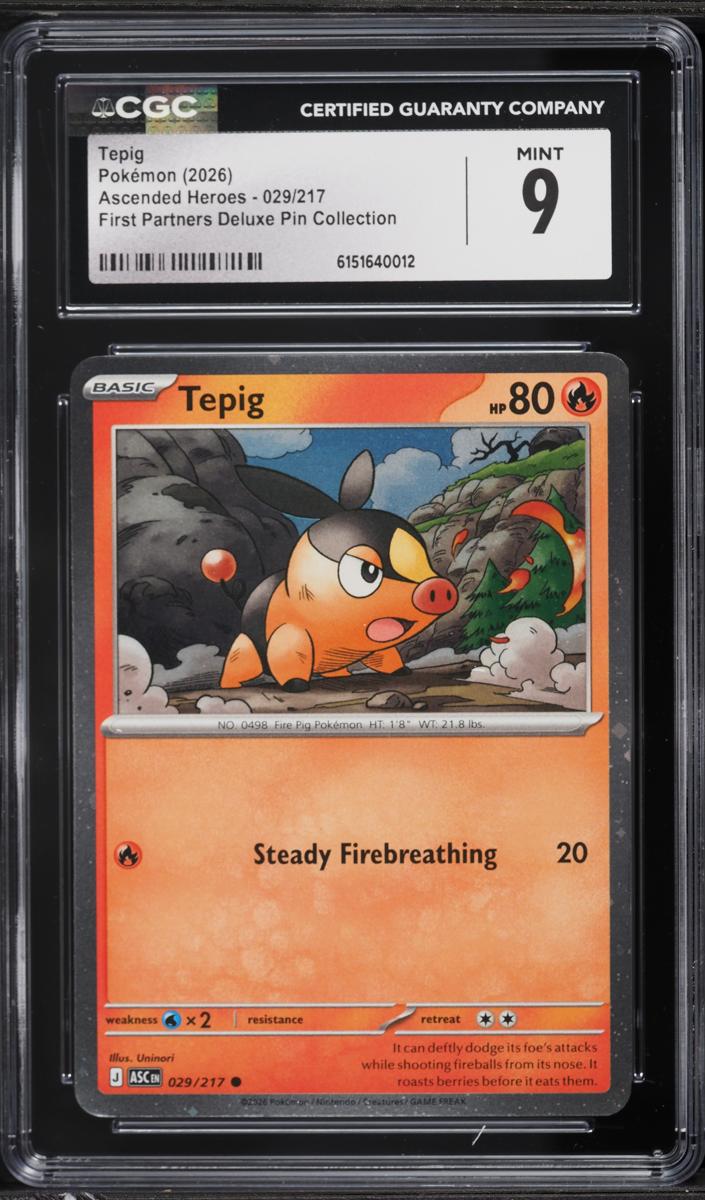 Tepig 2026 Pokemon Mega Evolution Ascended Heroes