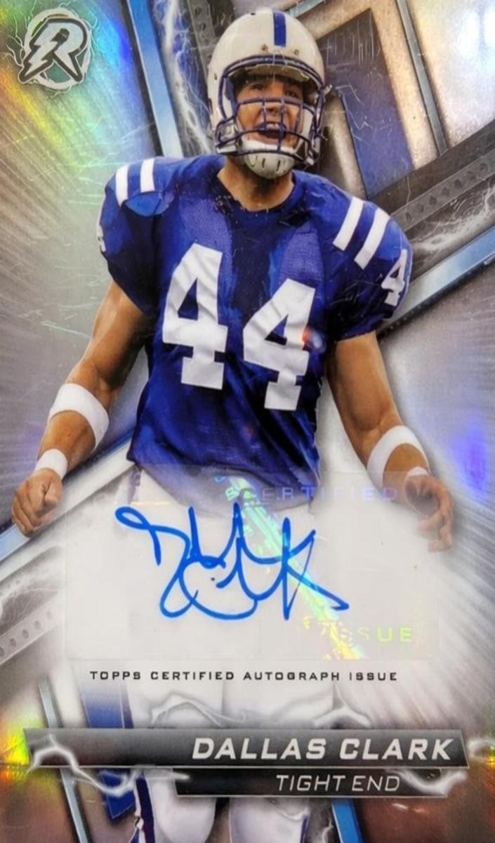 Dallas Clark 2023 Topps Composite Resurgence Signatures Football