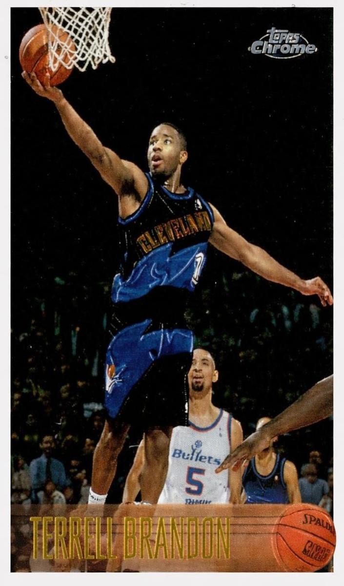 1996 Topps Chrome Terrell Brandon #148 card
