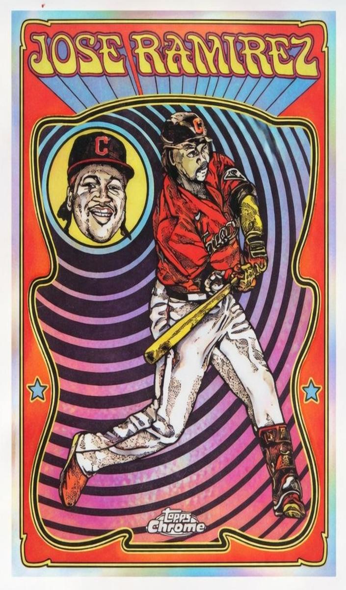 2025 Topps Chrome Ultra Violet All Stars Jose Ramirez #UV-9 card
