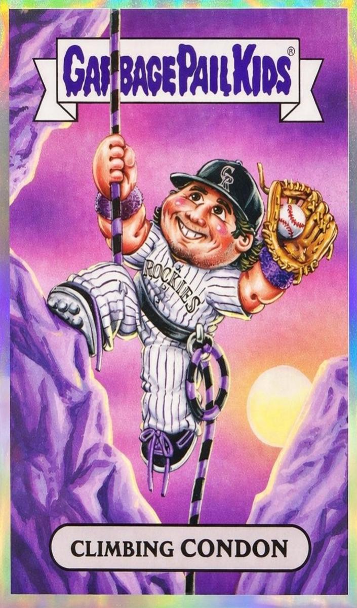 2025 Topps Garbage Pail Kids Chrome #BGP-19 Climbing Charlie Condon front