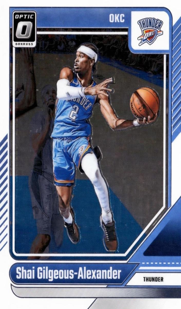 Shai Gilgeous-Alexander 2024-25 Donruss Optic Basketball card