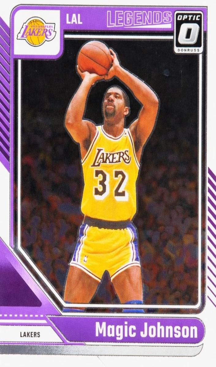 Magic Johnson 2024-25 Donruss Optic Basketball card