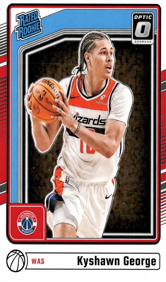 Kyshawn George 2024-25 Donruss Optic Basketball card