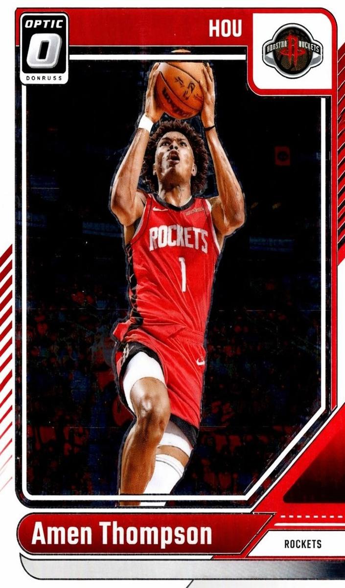 Amen Thompson 2024-25 Donruss Optic Basketball card