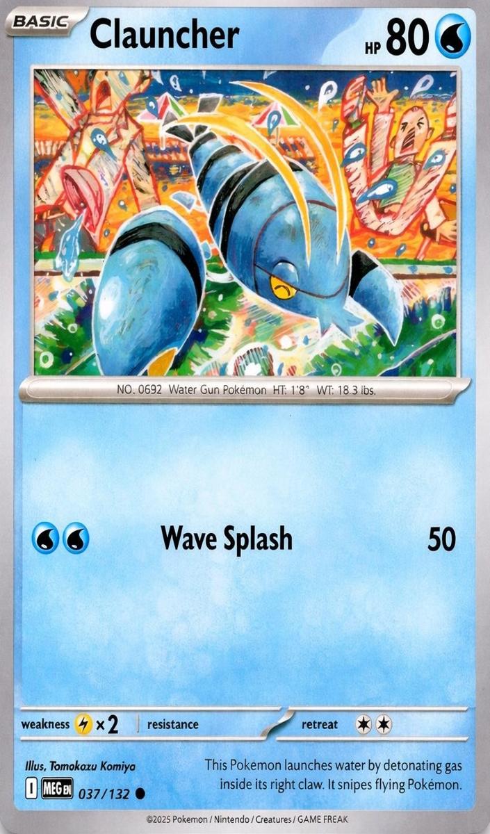 Clauncher 2025 Pokemon Mega Evolution