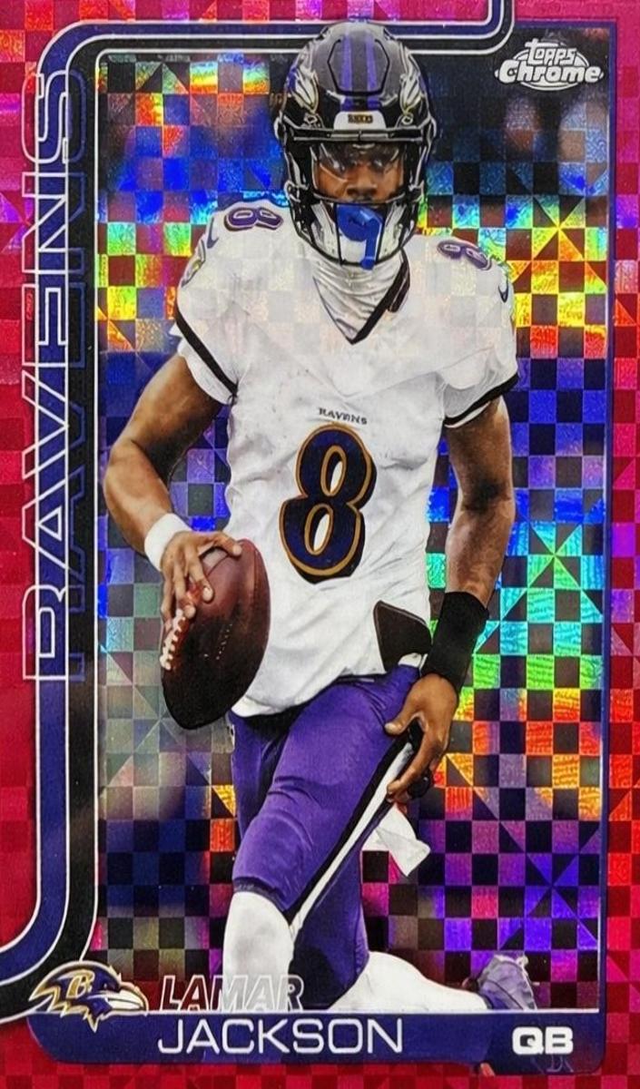 2025 Lamar Jackson [Neon Pulse Refractor] #24
