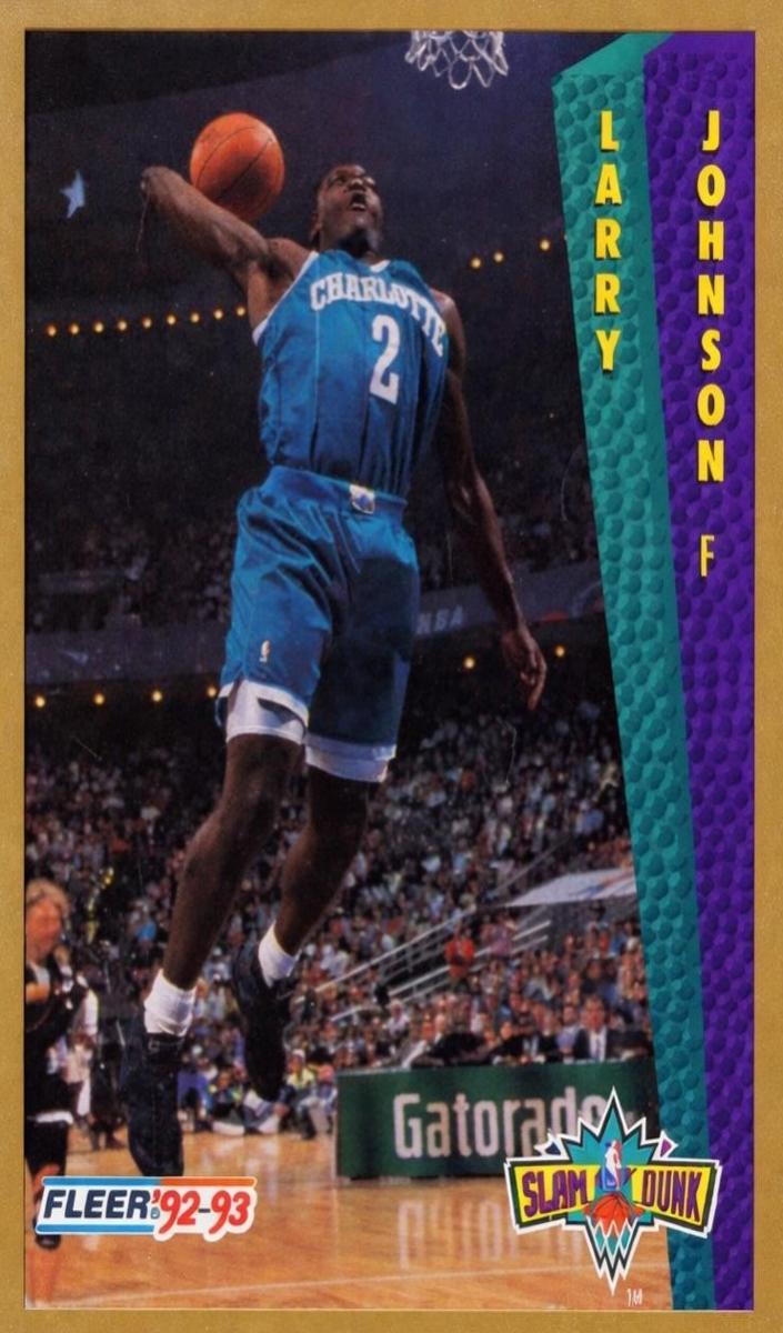 1992 Fleer Larry Johnson #292 card