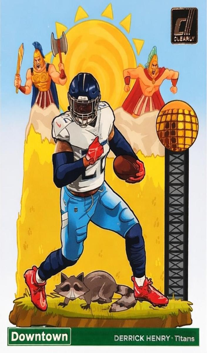 2023 Clearly Donruss Downtown Derrick Henry #11 card