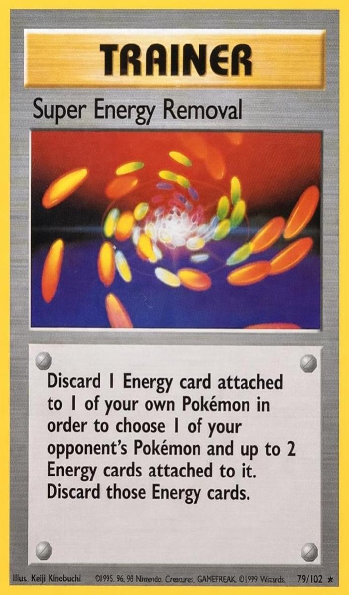 Super Energy Removal 1999 Pokemon Base Set