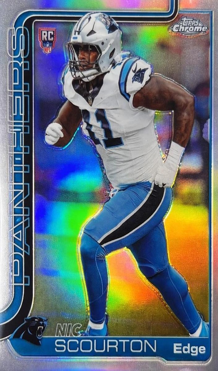 Nic Scourton 2025 Topps Chrome Football card