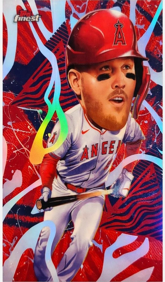 2025 Topps Finest Mike Trout #HL-11 card