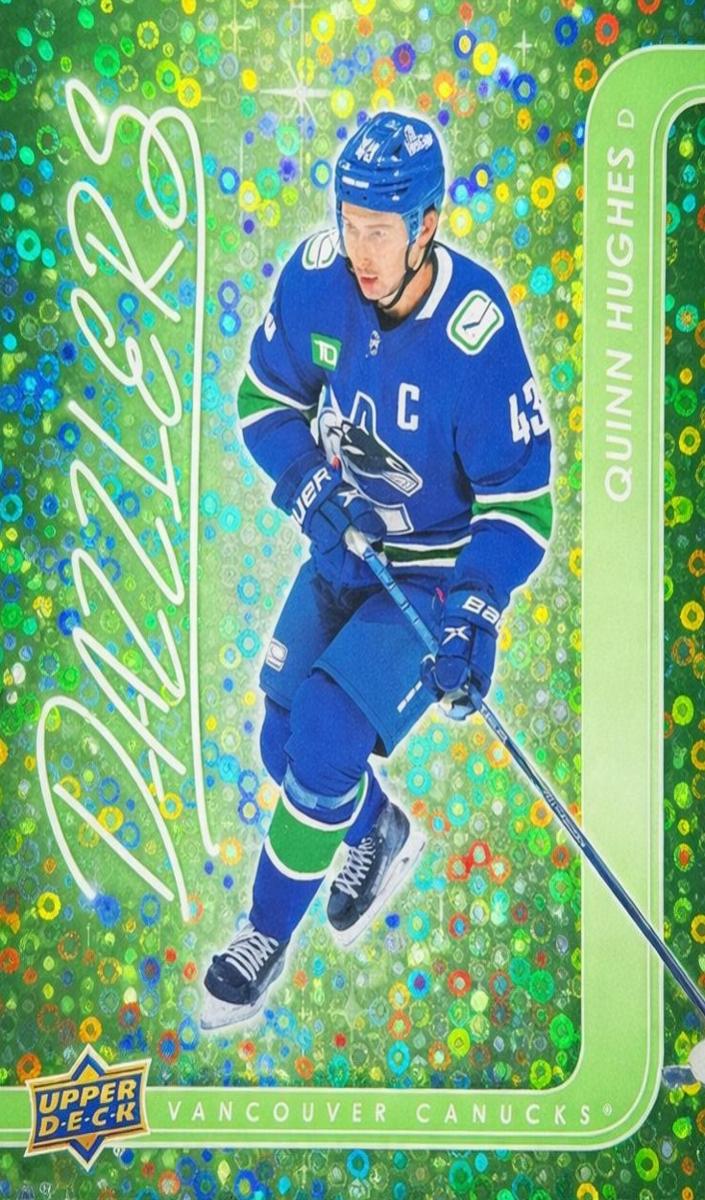 2024 Upper Deck Quinn Hughes [Green] #DZ-62 card