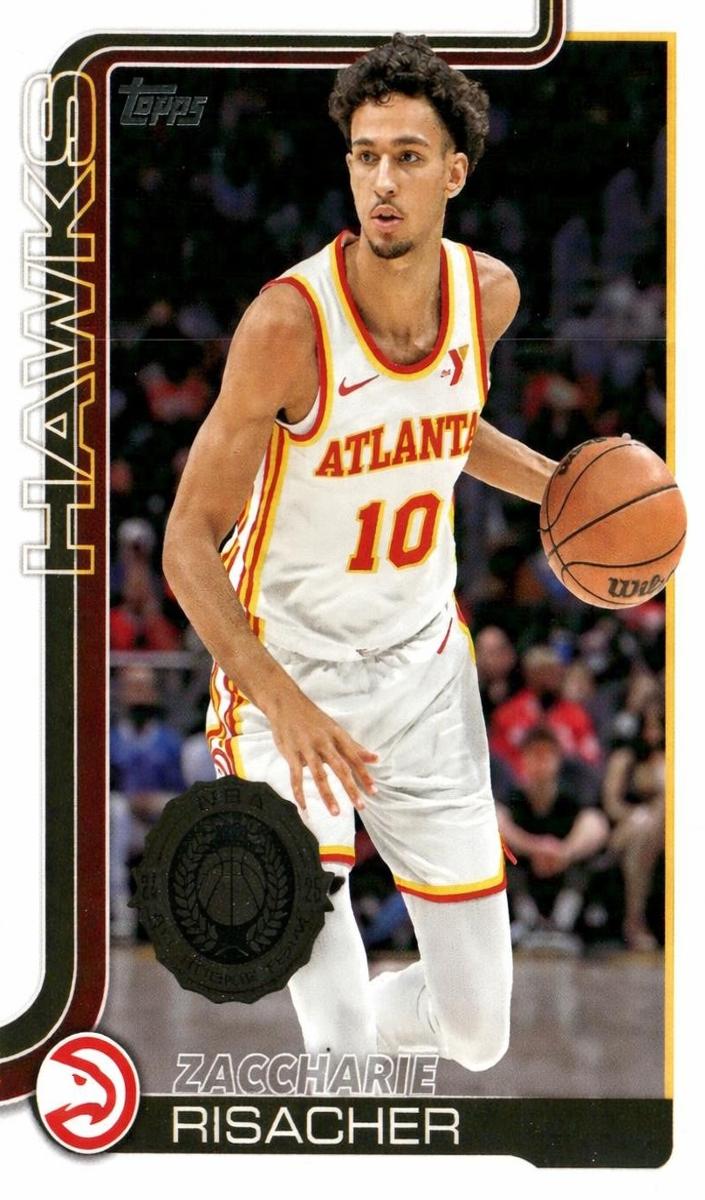 Zaccharie Risacher 2025 Topps Basketball card