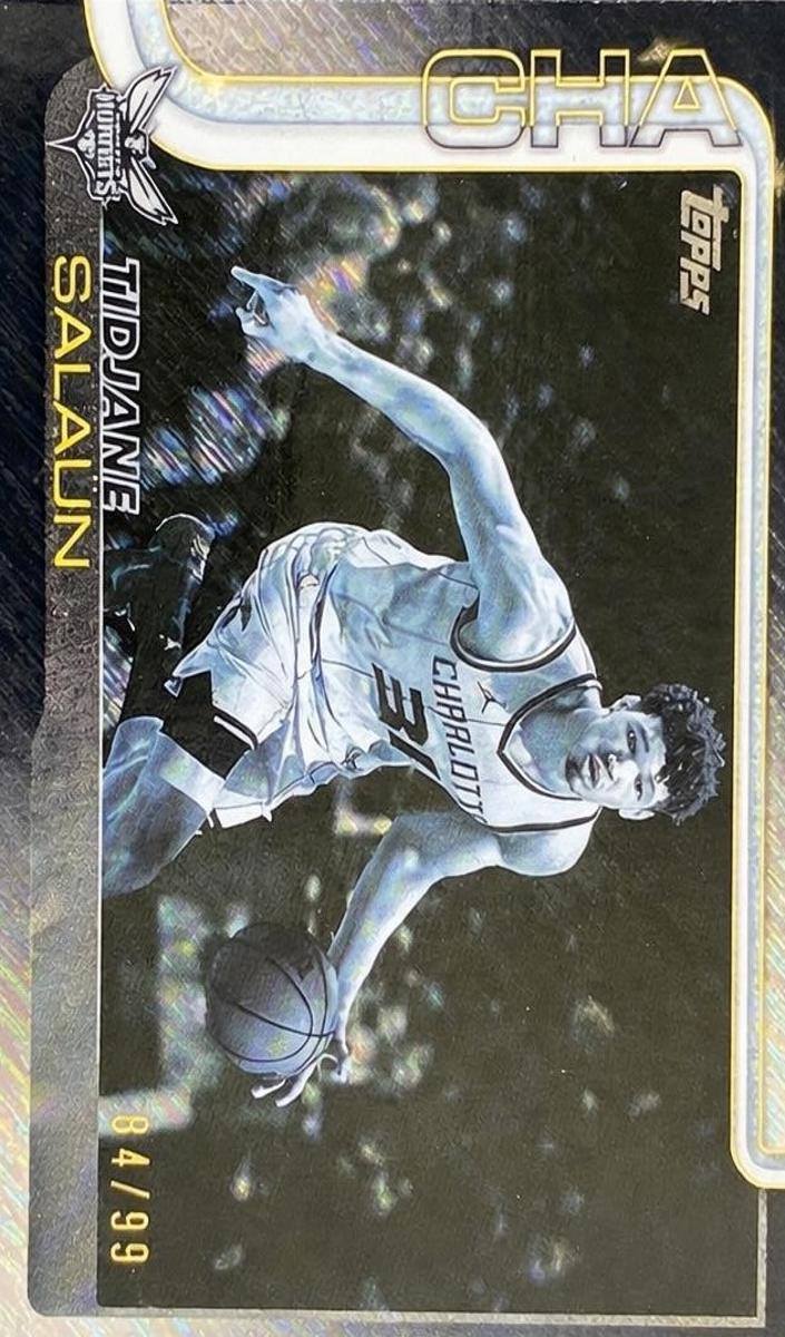 Tidjane Salaun 2025 Topps Basketball card