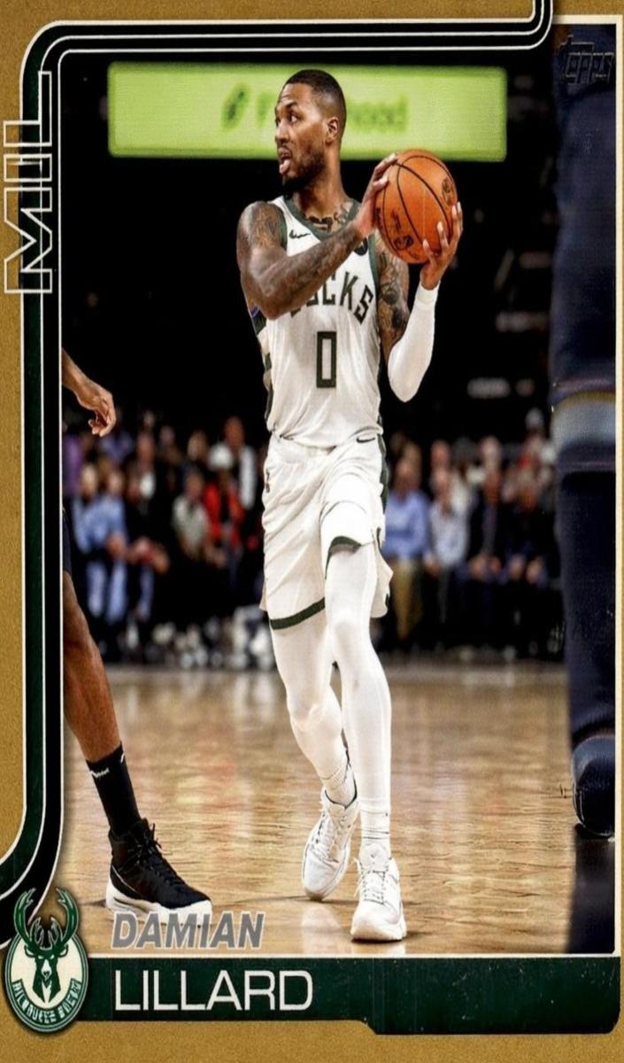 Damian Lillard 2025 Topps Basketball card