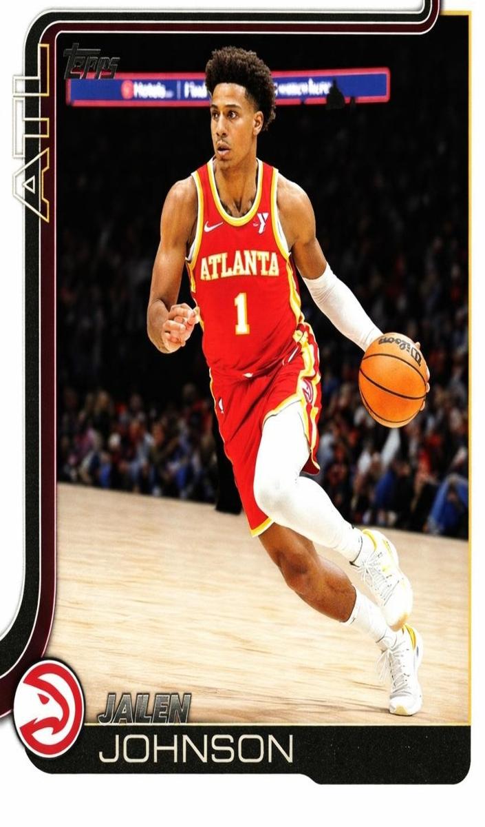 Jalen Johnson 2025 Topps Basketball card