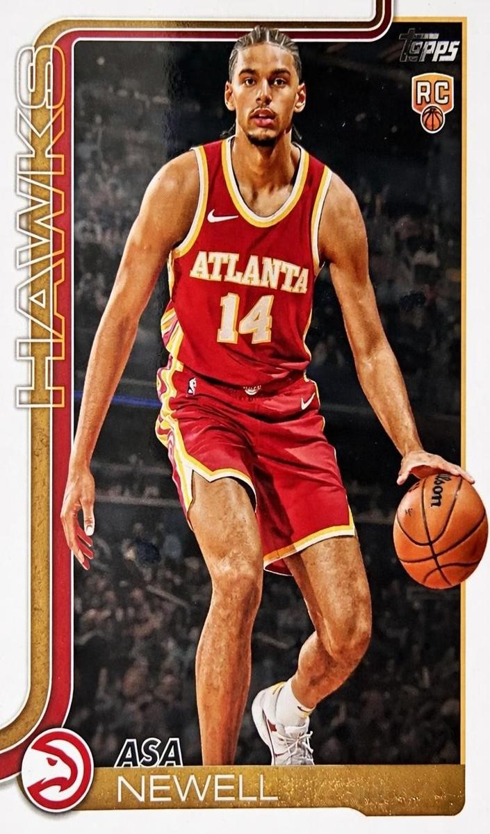 Asa Newell 2025 Topps Basketball card