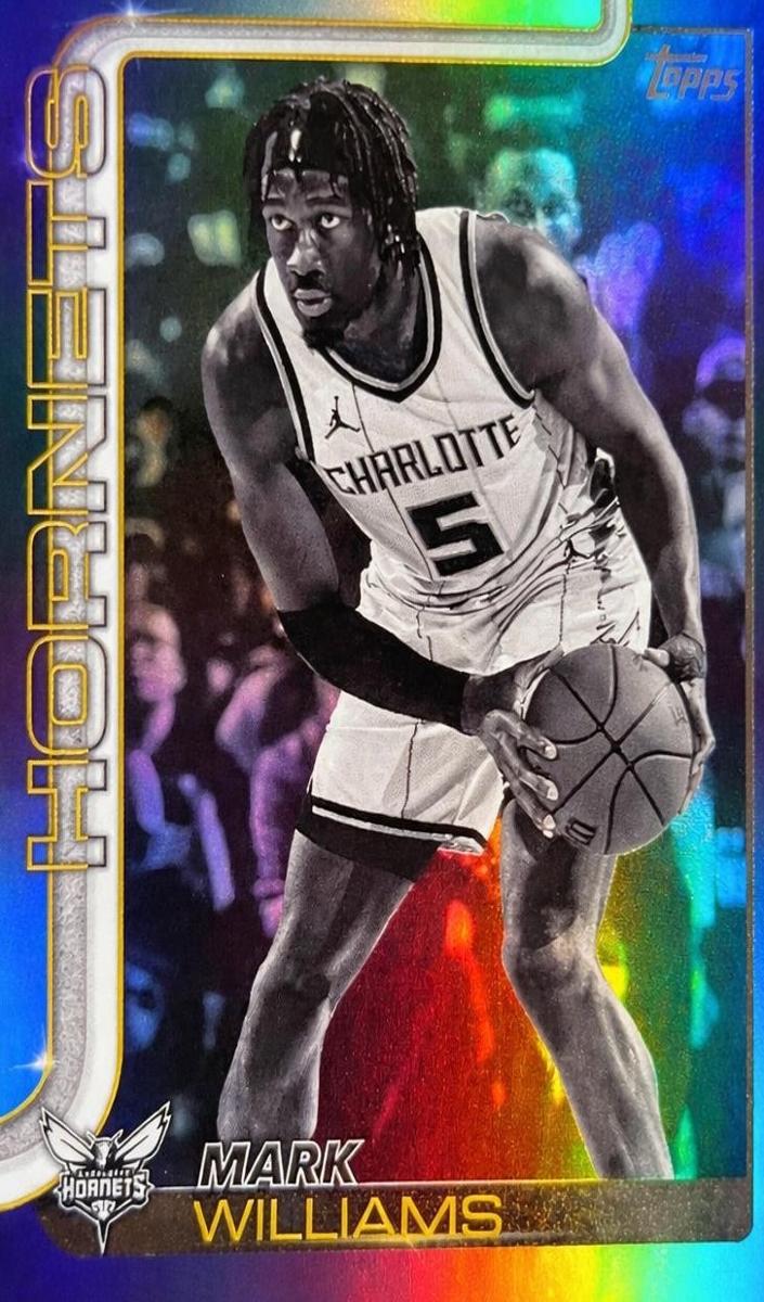 Mark Williams 2025 Topps Basketball card