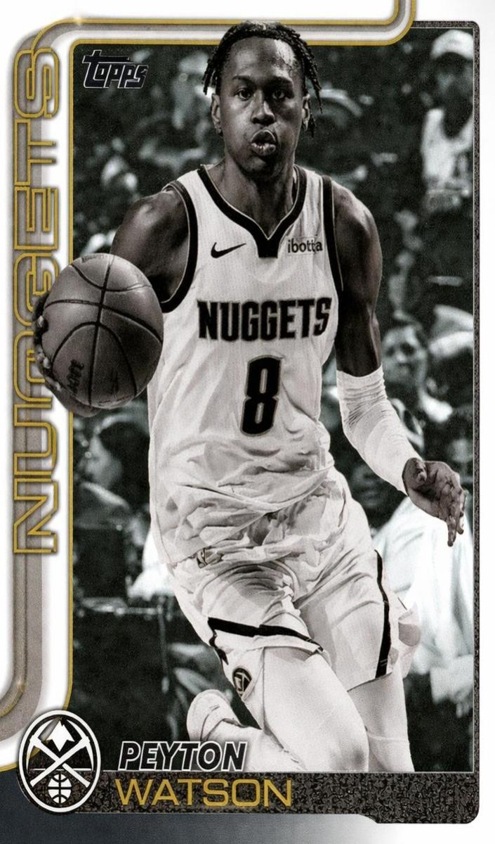 Peyton Watson 2025 Topps Basketball card