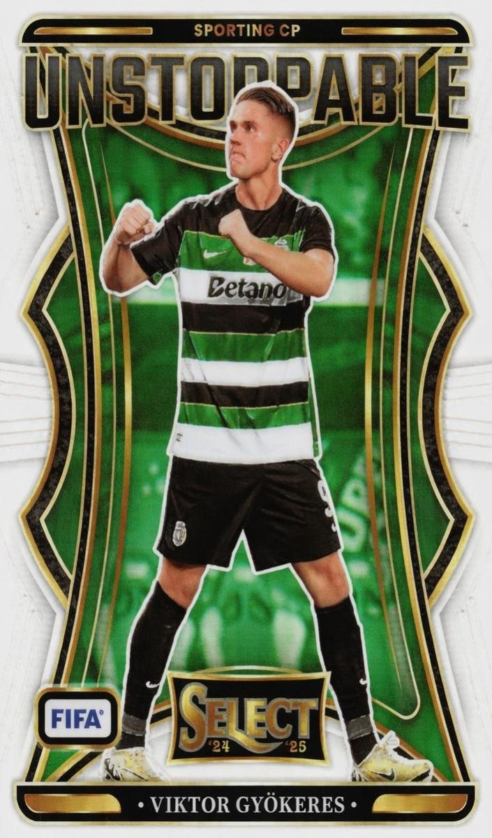 2024 Panini Select FIFA Viktor Gyokeres [Zebra] #14 card