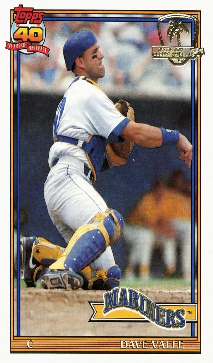 Dave Valle 1991 Topps Desert Shield Baseball