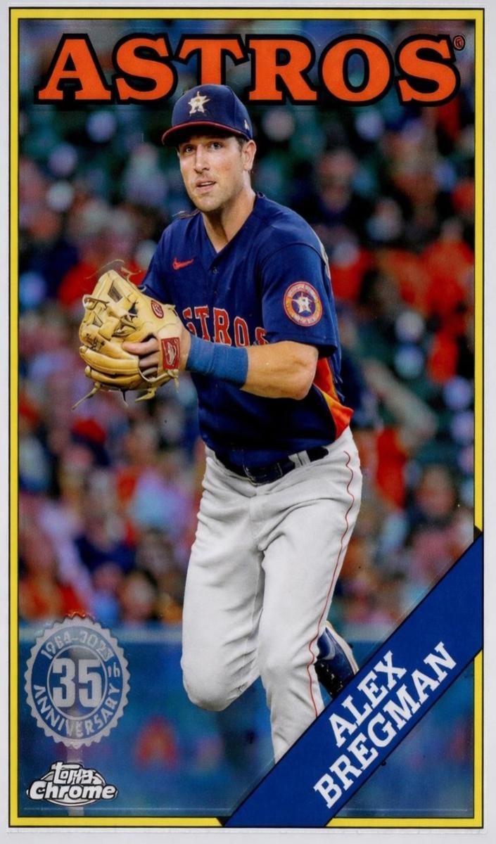 2023 Topps Chrome Alex Bregman [Gold] #88BC-7 card