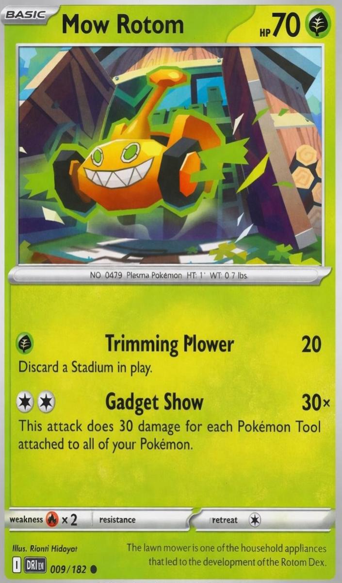 Mow Rotom 2025 Pokemon Scarlet & Violet Destined Rivals