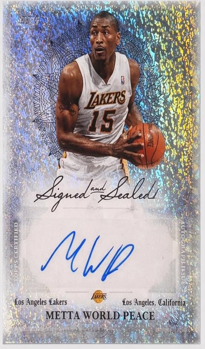 2025 Topps Metta World Peace #BSI-MW card