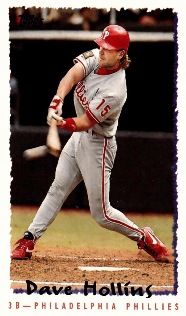 1995 Topps Dave Hollins #586 card