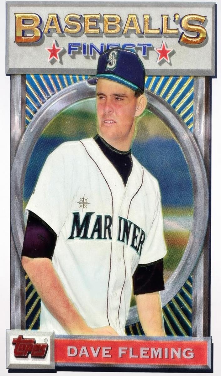 1993 Topps Finest Dave Fleming #196 card