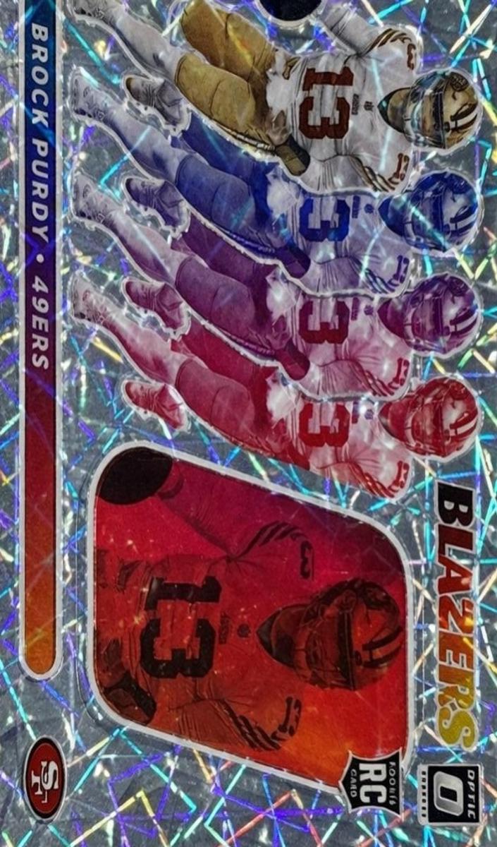 2022 Panini Donruss Optic Blazers Brock Purdy #B-15 card