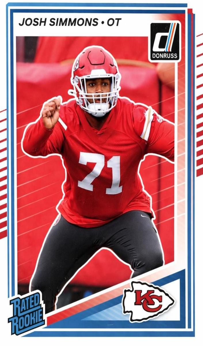 Josh Simmons 2025 Donruss Football card