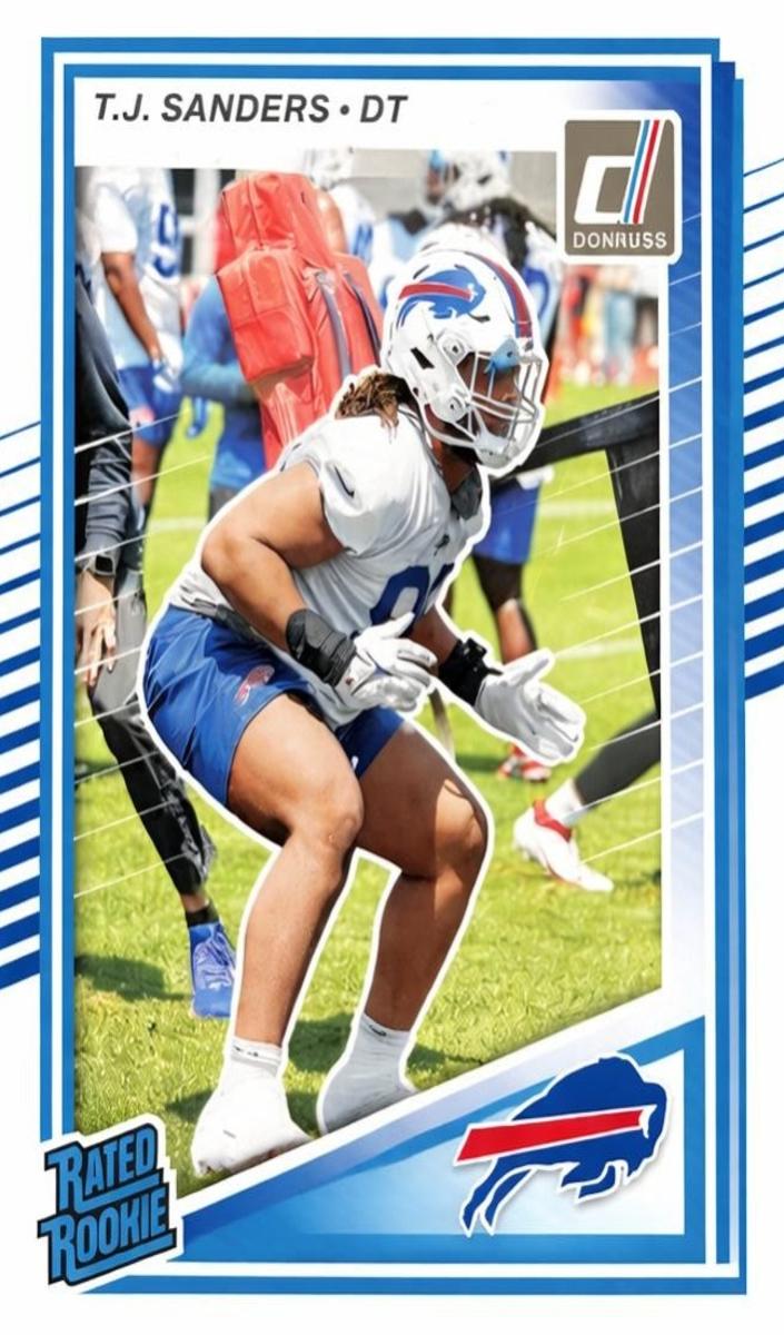 T.J. Sanders 2025 Donruss Football card