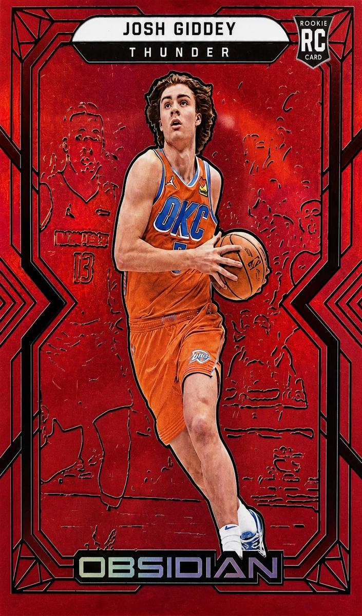 2021 Josh Giddey [Electric Etch Red Flood] #156