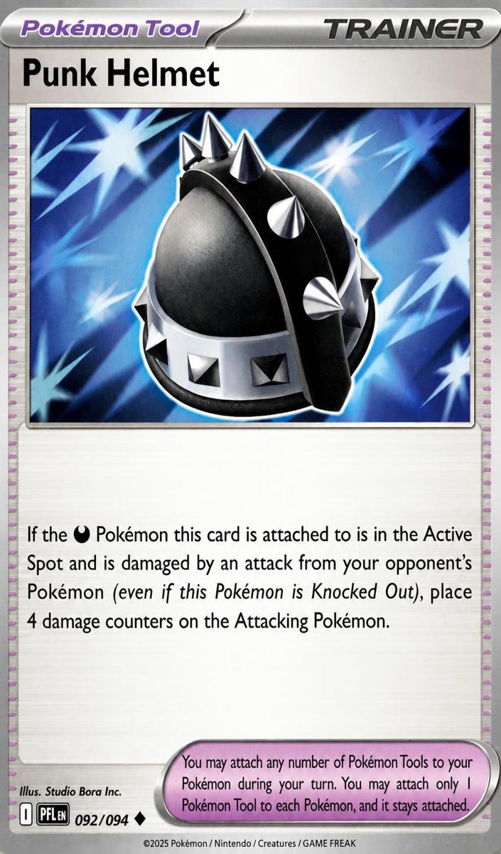 Punk Helmet 2025 Pokemon Mega Evolution Phantasmal Flames