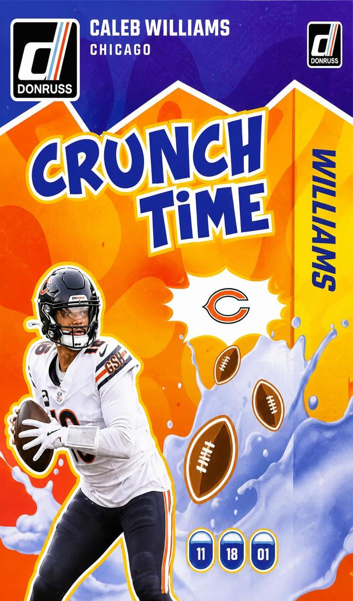 2025 Panini Donruss Caleb Williams #CRU-CWI card