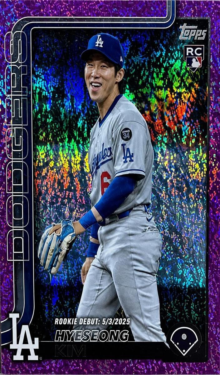 2025 Topps Update Hyeseong Kim [Diamante Foil] #US312 card