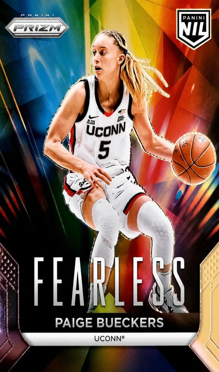 2024 Panini UConn Prizm Fearless Paige Bueckers #F-1 card