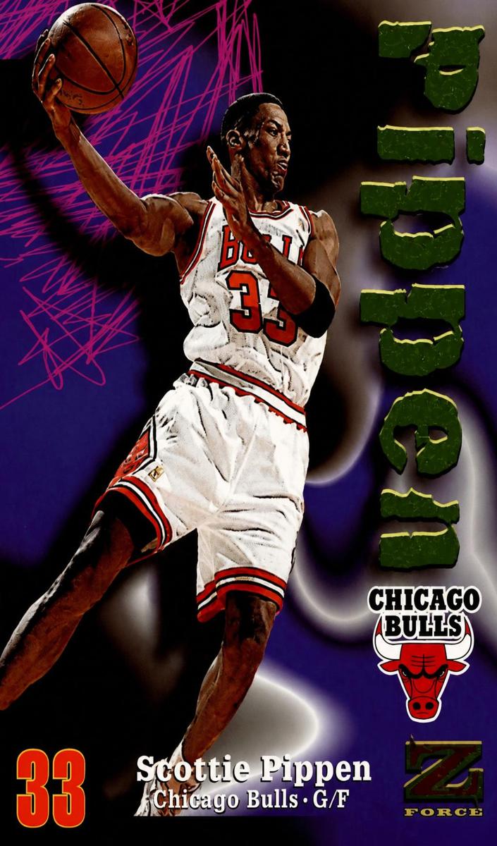 1997 Skybox Z Force Scottie Pippen #66 card