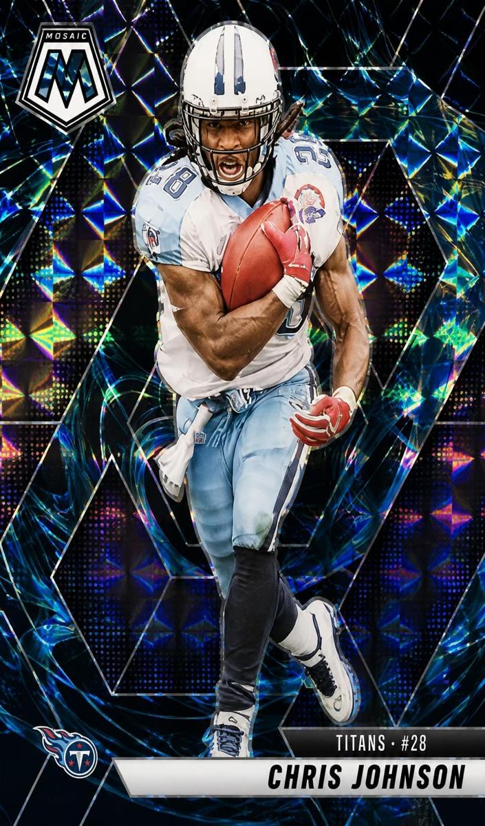 Chris Johnson 2025 Mosaic Football card
